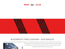 Tablet Screenshot of blackboots.co.uk