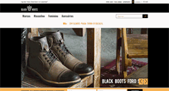 Desktop Screenshot of blackboots.com.br
