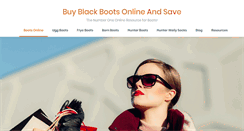 Desktop Screenshot of blackboots.net